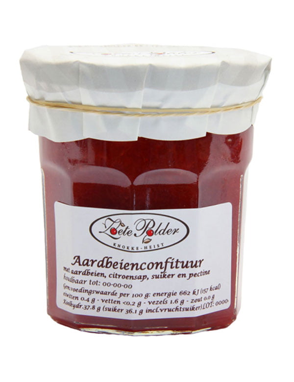 Confituur van aardbeien