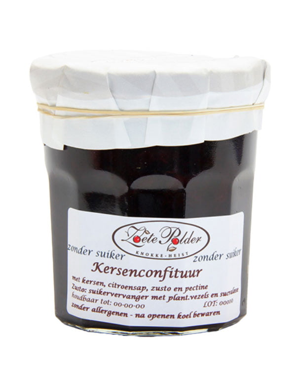 Confituur van kersen (met zoetstof)