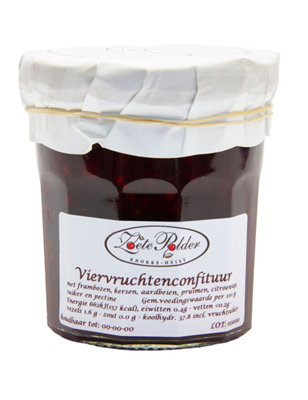 Confituur van 4 vruchten